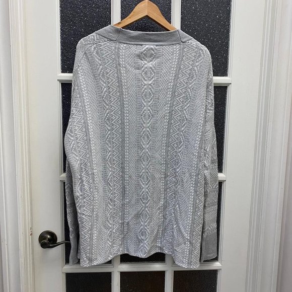 RW & CO | Grey Long Sleeve Cardigan - Picture 11 of 16